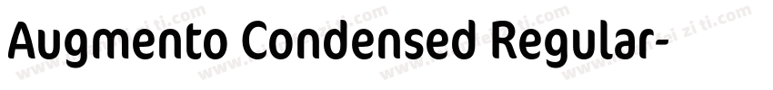 Augmento Condensed Regular字体转换